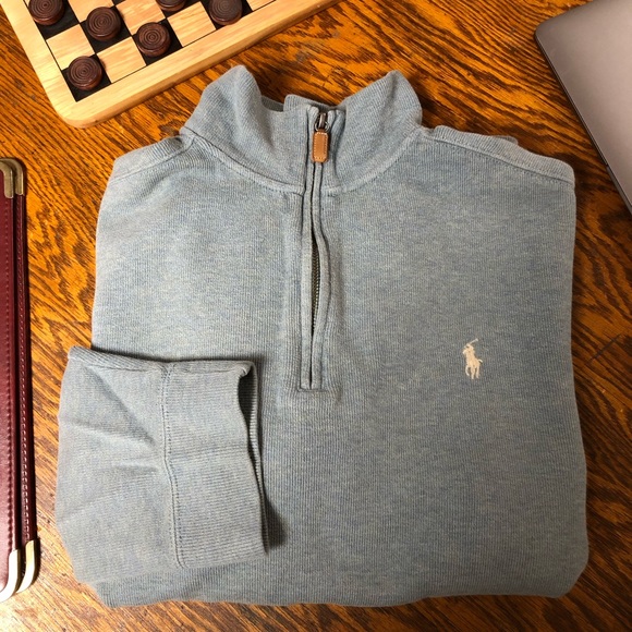 Polo Ralph Lauren Quarter Zip Sweater - Picture 1 of 2